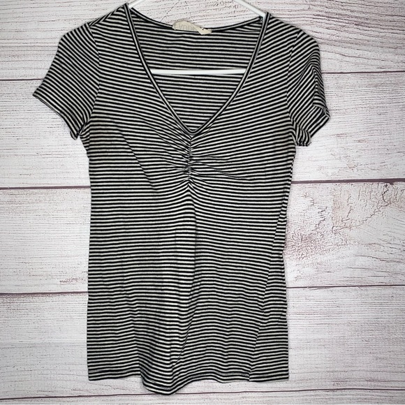 Audrey 3+1 short sleeve stripe shirt - Picture 1 of 5
